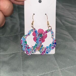Colorful Floral Earrings